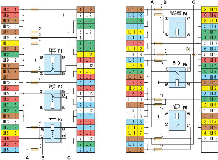 Фото Схемы Предохранителей